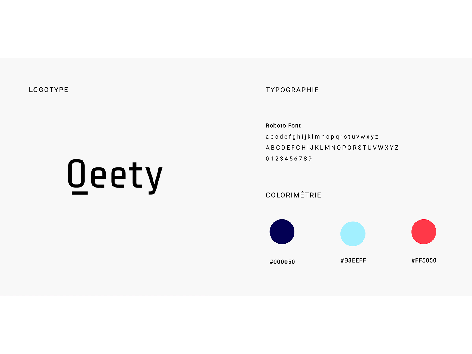 Qeety branding color design identity logo typography