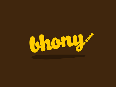 Bhony.com branding logo design website