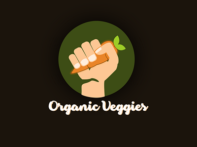 Organic veggies branding logo design