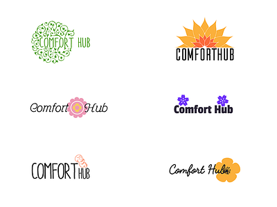 Comfort Hub Logo Design comforthub furniture store logo design shoping