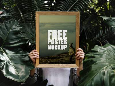 Free Forest Poster Mockup banner branding design forest frame free mockup freebie mockup photo frame poster psd