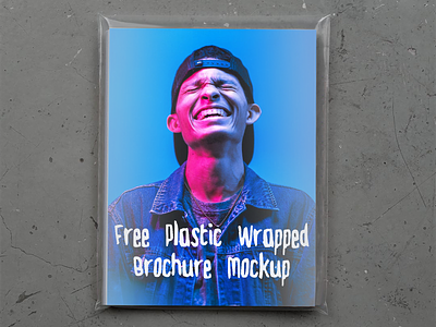 Free Plastic Wrapped Brochure Mockup branding brochure design free free mockup freebie mockup psd wrapped