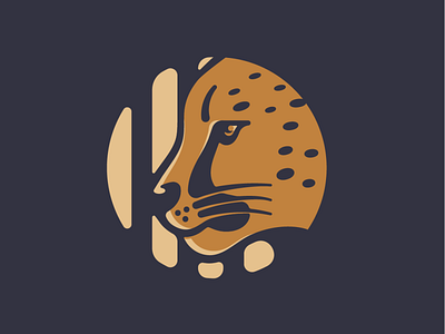 cheetah animal brandmark cheetah concept identity logo