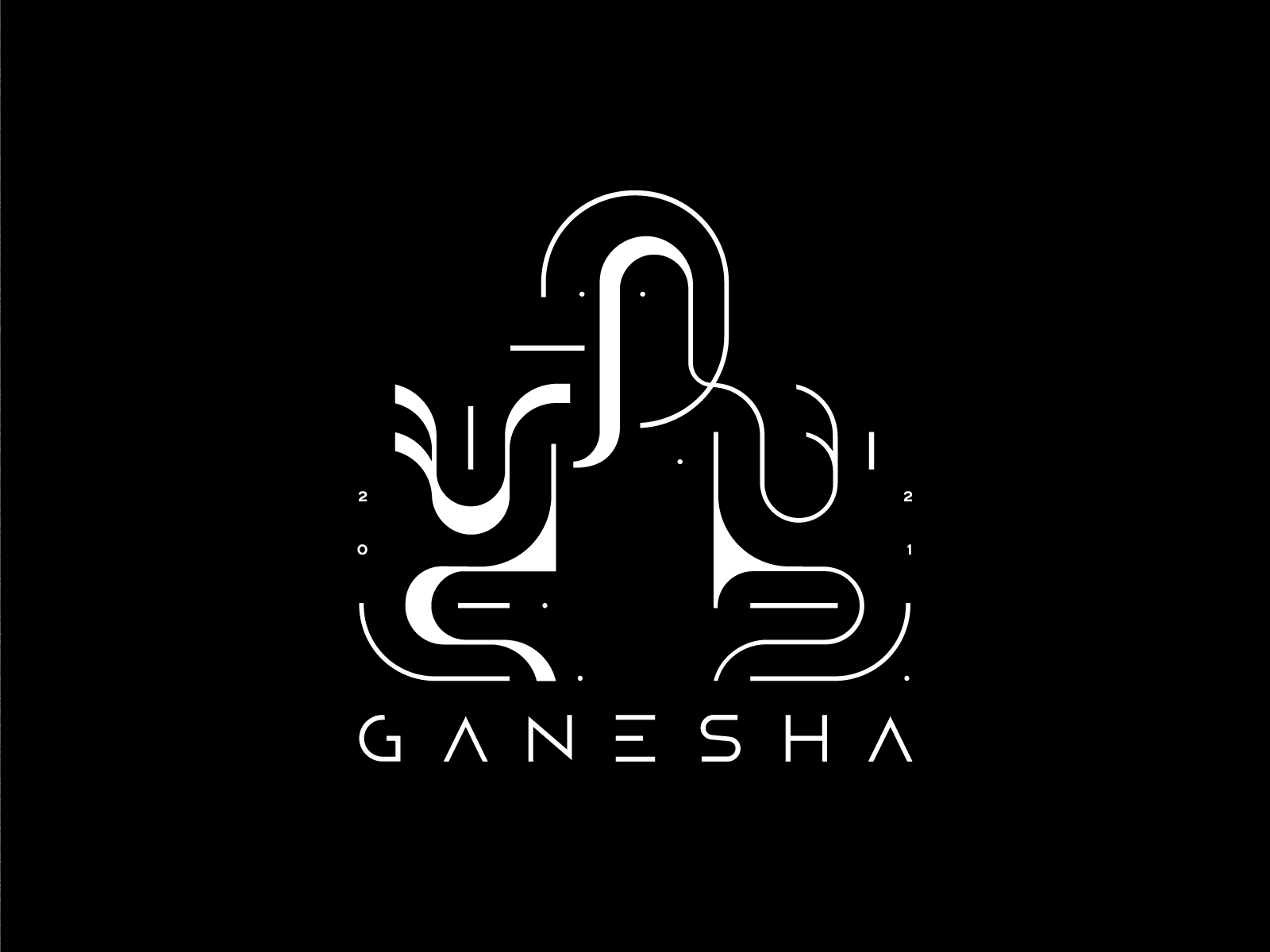 Ganesha / black and white by Remus Hincu on Dribbble