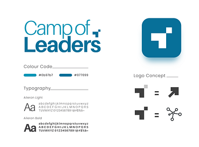 Camp of Leader Logo Concept branding graphic design leader leadership logo