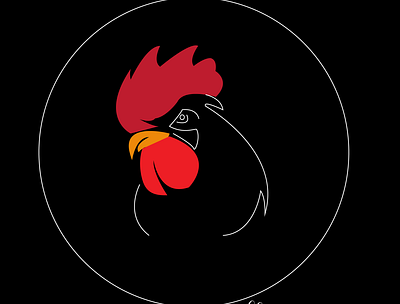 Chicken logo animation artwork beautiful design digitalart digitalsketch graphic design illustration logo ui