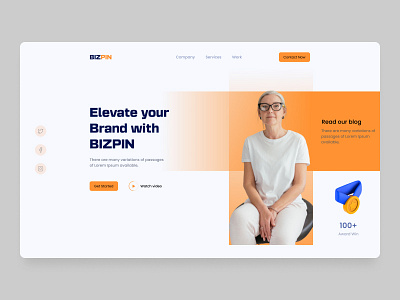 Digital Marketing website Landing page design