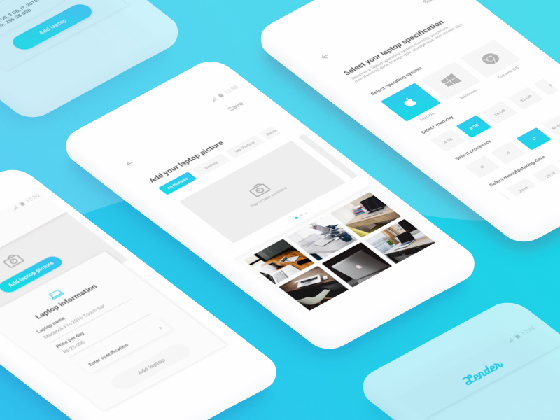 Add Laptop & Gallery Picker Exploration by Aditya Citratama on Dribbble