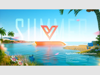 Symbol（summer） branding design graphic design logo