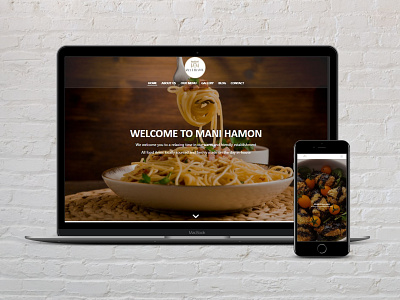 Restaurant Website design mobile responsive modern design professional website responsive website ui web development wordpress website