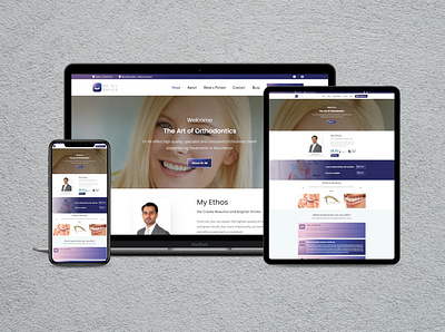 Dentist Website design mobile responsive modern design professional website responsive website ui web development wordpress website