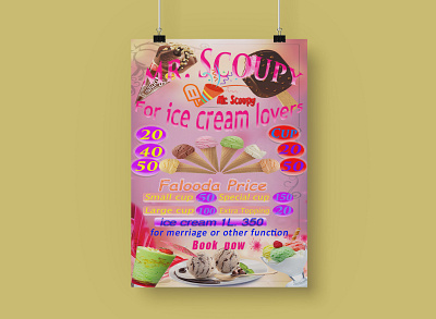 Mr Scoupy Poster design advertising branding graphic design poster poster design