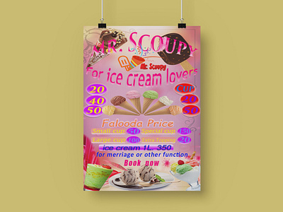 Mr Scoupy Poster design