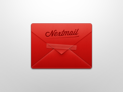 Nextmail Clip Art clip art crisp email envelope icon letter mail red letter sticky tape tape