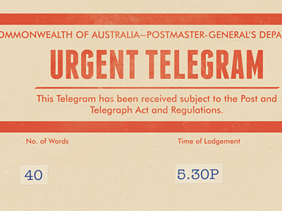 Save The Date Telegram australian save the date telegram wedding