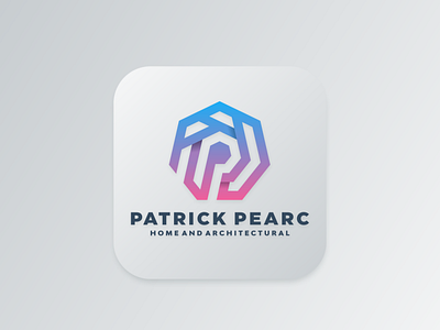 P logo initials for patrick pearc logo app apparel branding design graphic design icon illustration logo ui ux vector