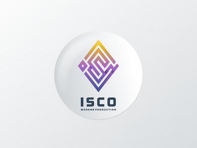ISCO logo initials app branding design graphic design icon illustration logo ui ux vector