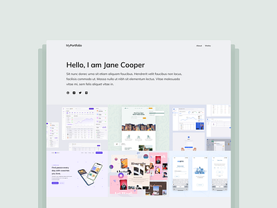 Personal Web Site Template