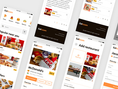 Food & Restaurant Rating App Template Mobile
