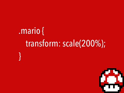 Css Mario 8 bit shrooms avenir css css puns its a me mario