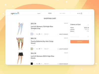 Online clothes store cart clothes design e commerce ecommerce online shop responsive shop shopping store ui ux web