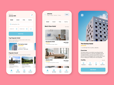 Booking Hotel Apps appdesign design dribleindo graphic design hotel ui uiux ux visualdesign