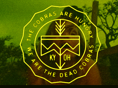 Dead Cobras are Hungry animation badge gif patch seal
