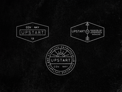 Upstart badge logo neato patches seal