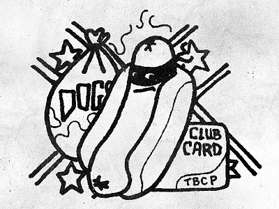 Through Being Cool ep 03 cover art etc... hot dogs podcast