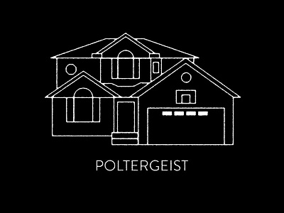 Poltergeist drawing grite icee monoline movies poltergeist popcorn post office