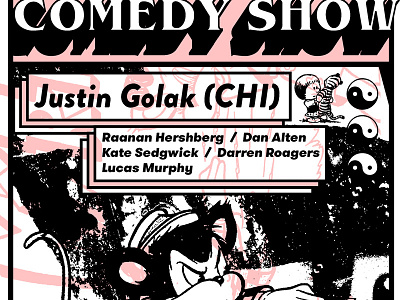 Comedy Show collage comedy gigposter yang
