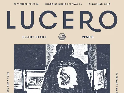 Lucero So Long gigposter lucero poster reaper skull