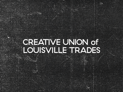 Creative Union of Louisville Trades identity