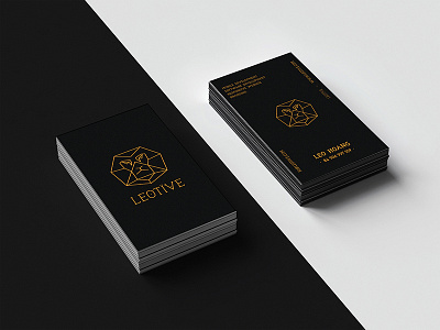 Leotive creative design leo namecard