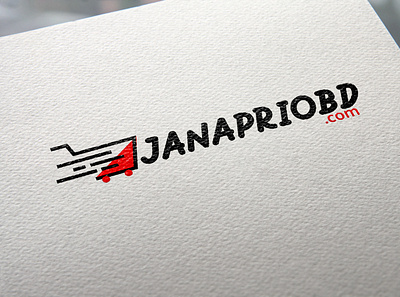 Logo Design for "JANAPRIOBD.COM" branding design graphic design illustration logo typography vector