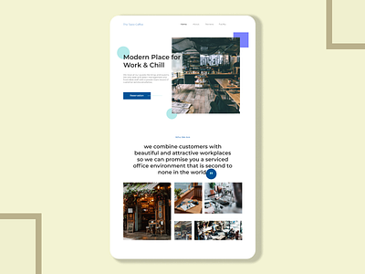 Cafe Shop Landing Page