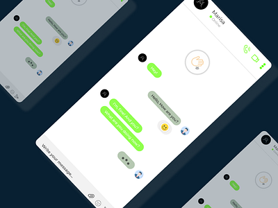 Chat Design View app design ui ux