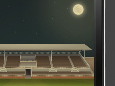 Les Corts Stadium app design football iphone visualui design