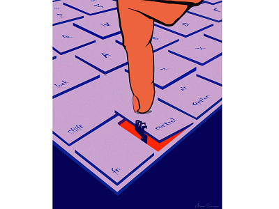Keys without control | Illustrator | MS 🤞 animation branding design illustration vector
