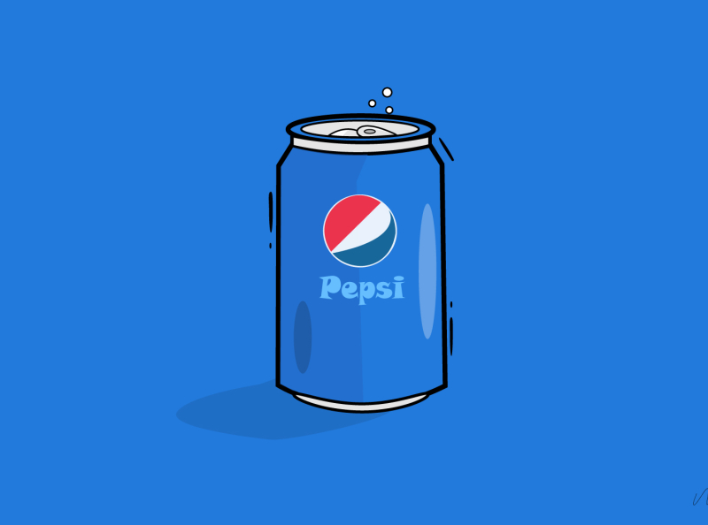 Pepsi | Illustrator | MS🤞 by Mohan Srinivasan on Dribbble