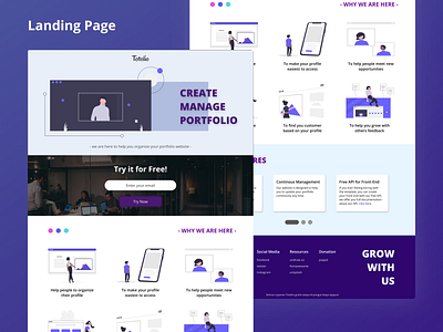 Landing Page Design design landing page landing page ui ux web website