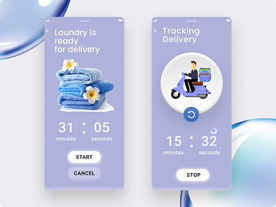 Delivery countdown timer design graphic design illustration ui ux