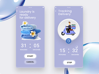 Delivery countdown timer