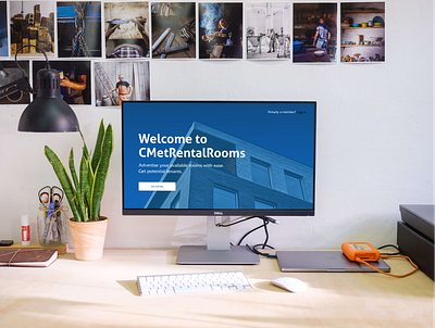 CMetRntalRooms Website design ui