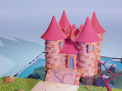 Low Poly Castle