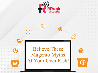 Magento Myths design digitalmarketingservices digitalmarketingspecialist ecommercedevelopment illustration logo magentodevelopment magnetodevelopment mobileappdevelopmentcompany responsivewebdesign shopifydevelopers