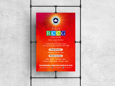 RCCG Flyer Design banner branding creative des design flyerdesign graphic design vector