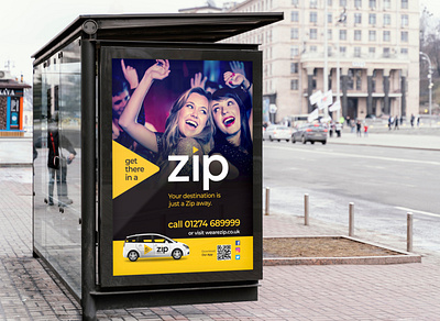 Poster Design For ZIP banner branding creative design flyer graphic design illustration typography ui vector