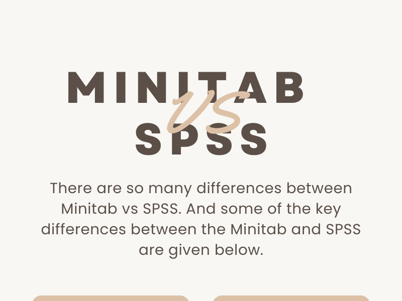 Minitab vs SPSS by call tutors on Dribbble