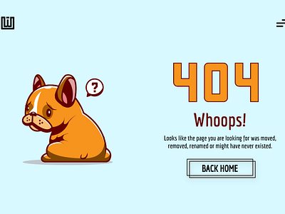 404 Page UI design illustration ui